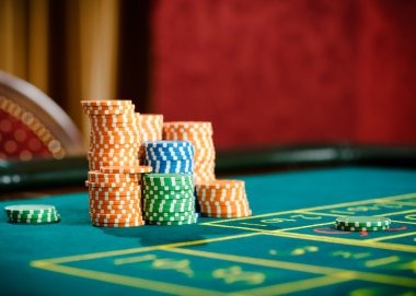 Live Blackjack dealer studio with multi-camera setup